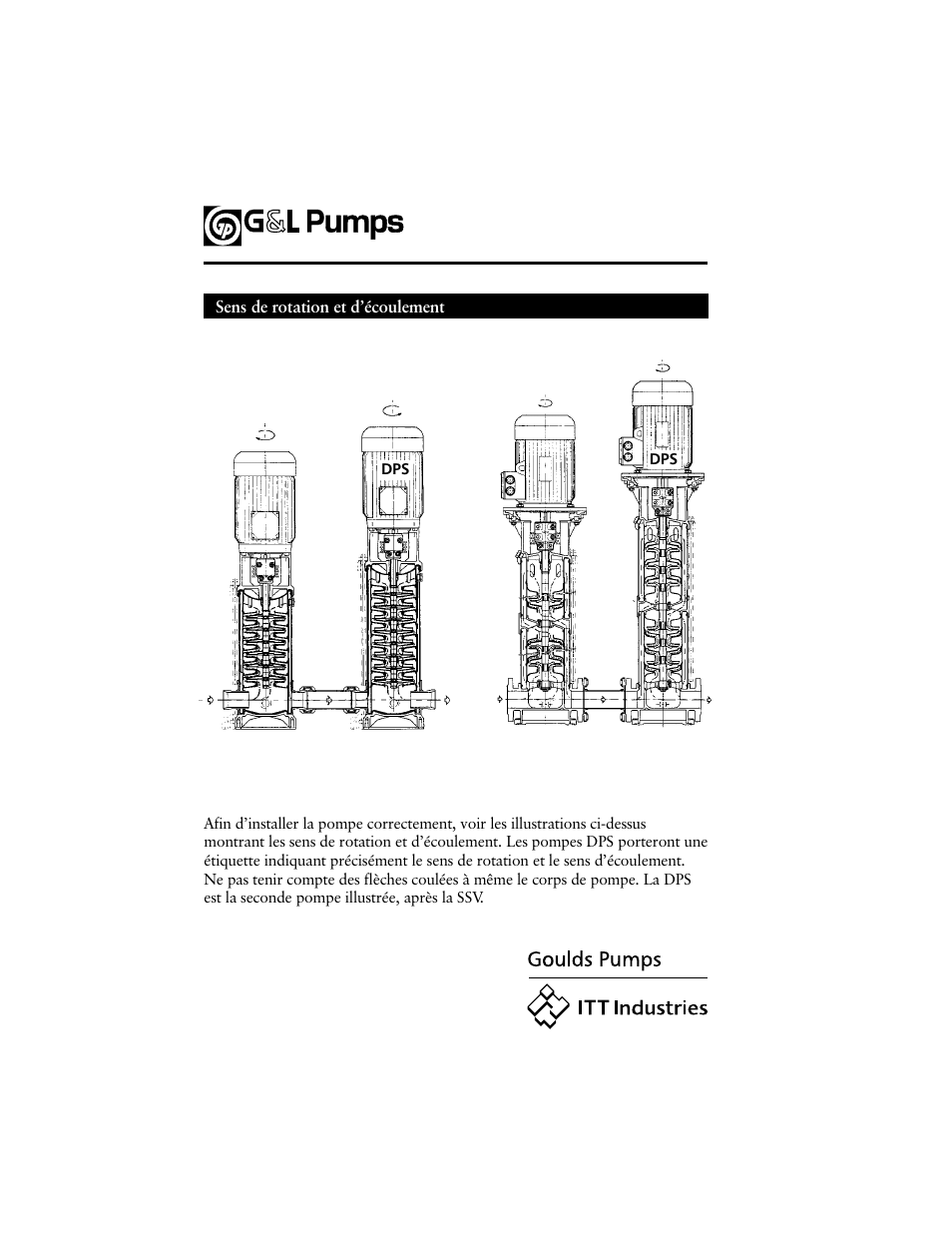 Xylem IM147 Model SSV Addendum: DPS Units User Manual | Page 4 / 4