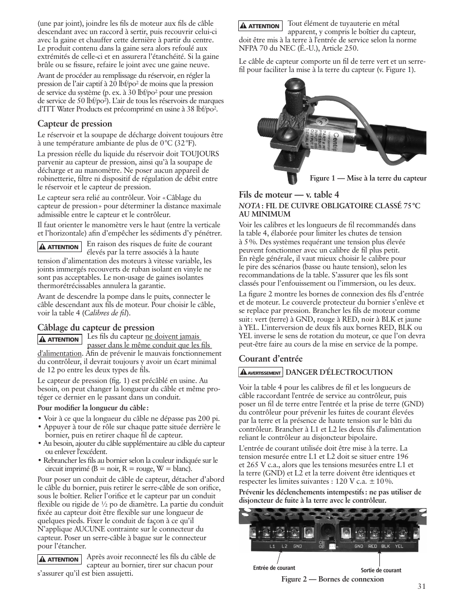 Xylem IM182 Balanced Flow User Manual | Page 31 / 40