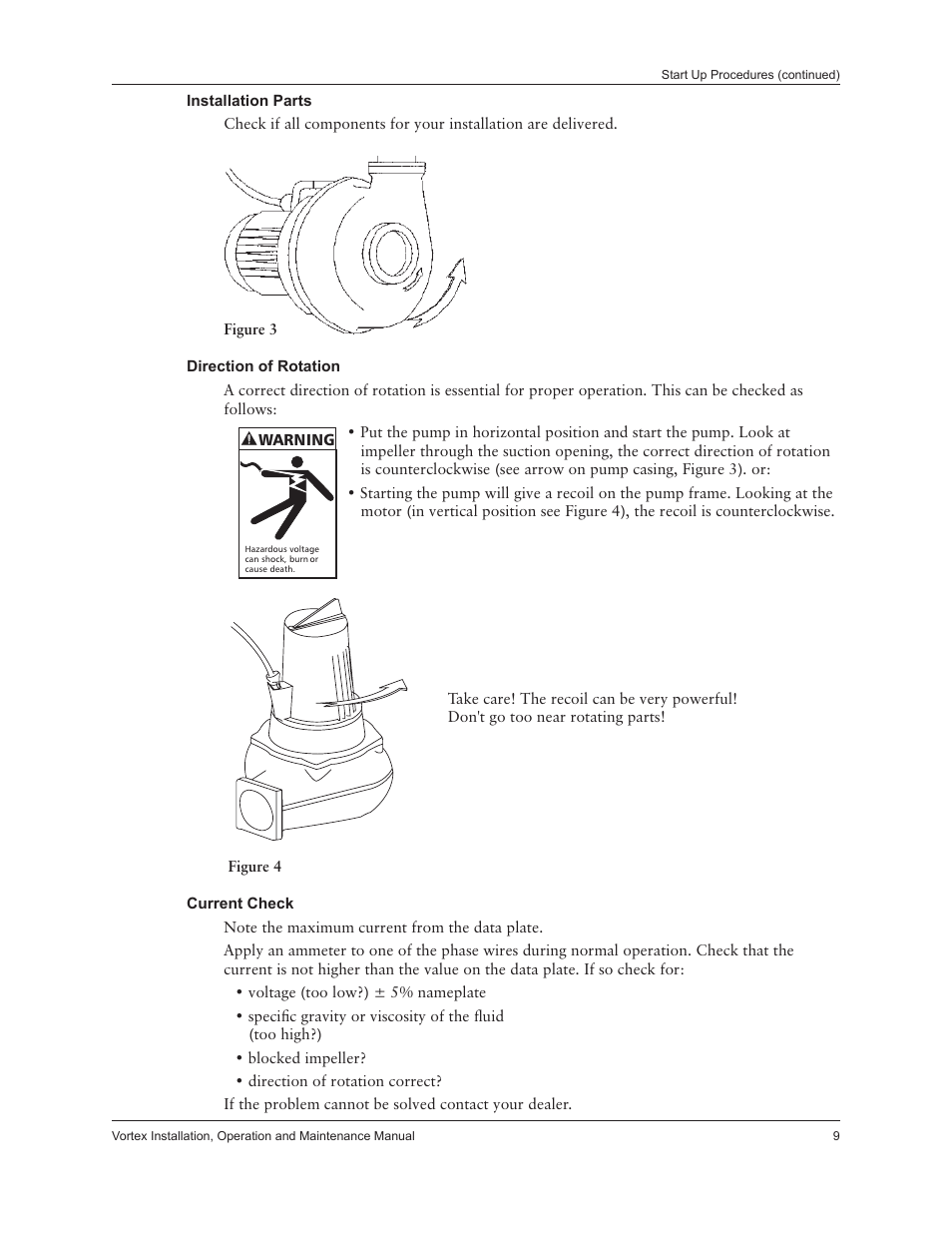 Xylem IM205 Vortex Series User Manual | Page 11 / 24