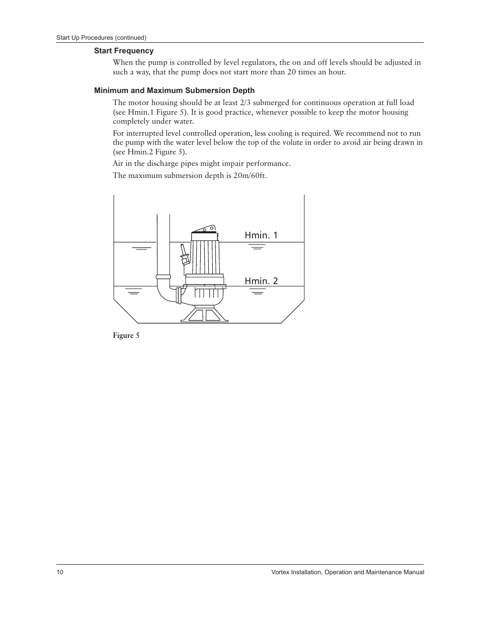 Xylem IM205 Vortex Series User Manual | Page 12 / 24