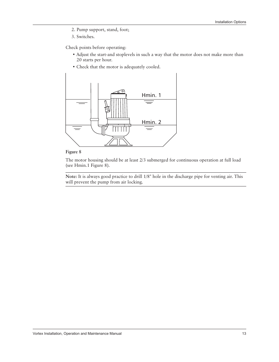 Xylem IM205 Vortex Series User Manual | Page 15 / 24