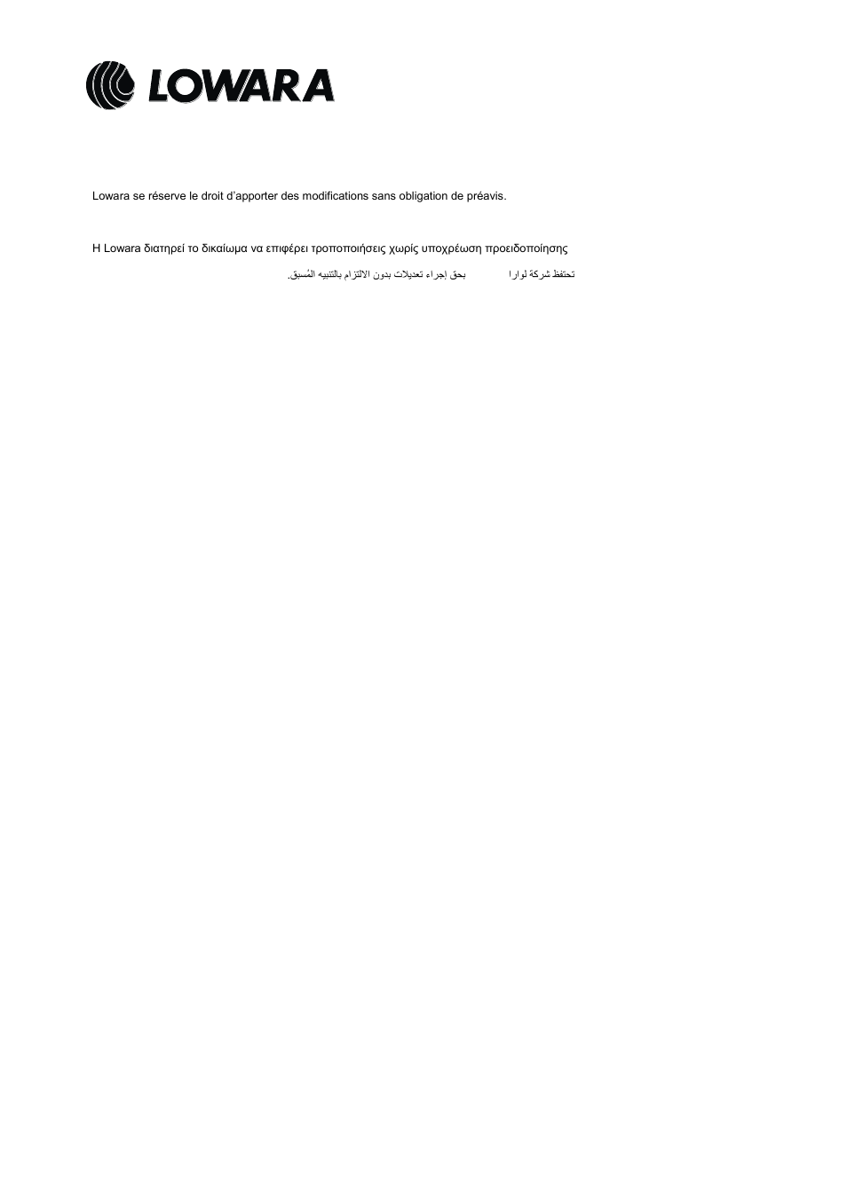 Xylem 4OS User Manual | Page 36 / 36
