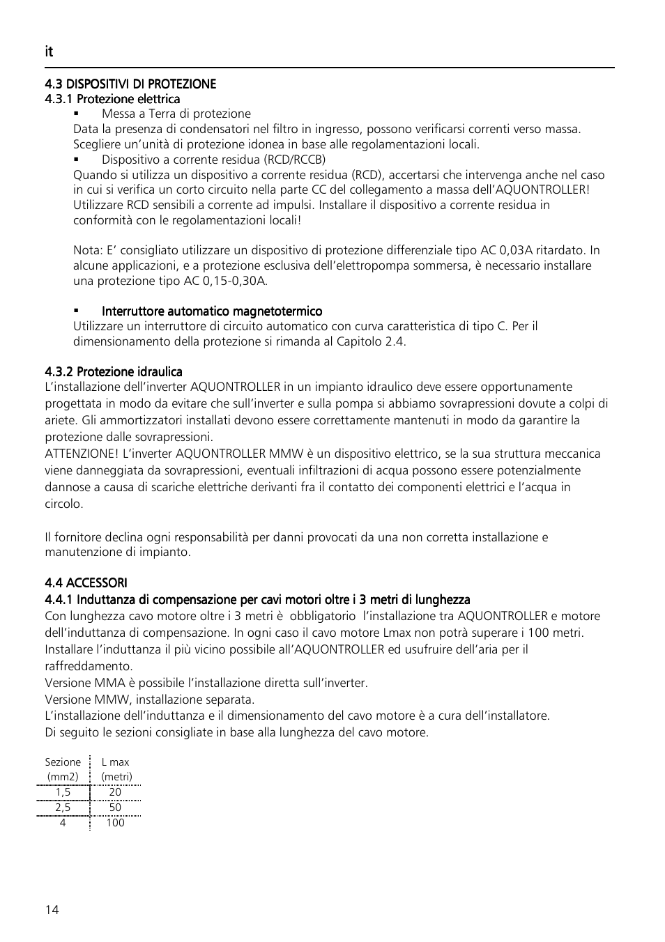 Xylem Aquontroller User Manual | Page 14 / 112