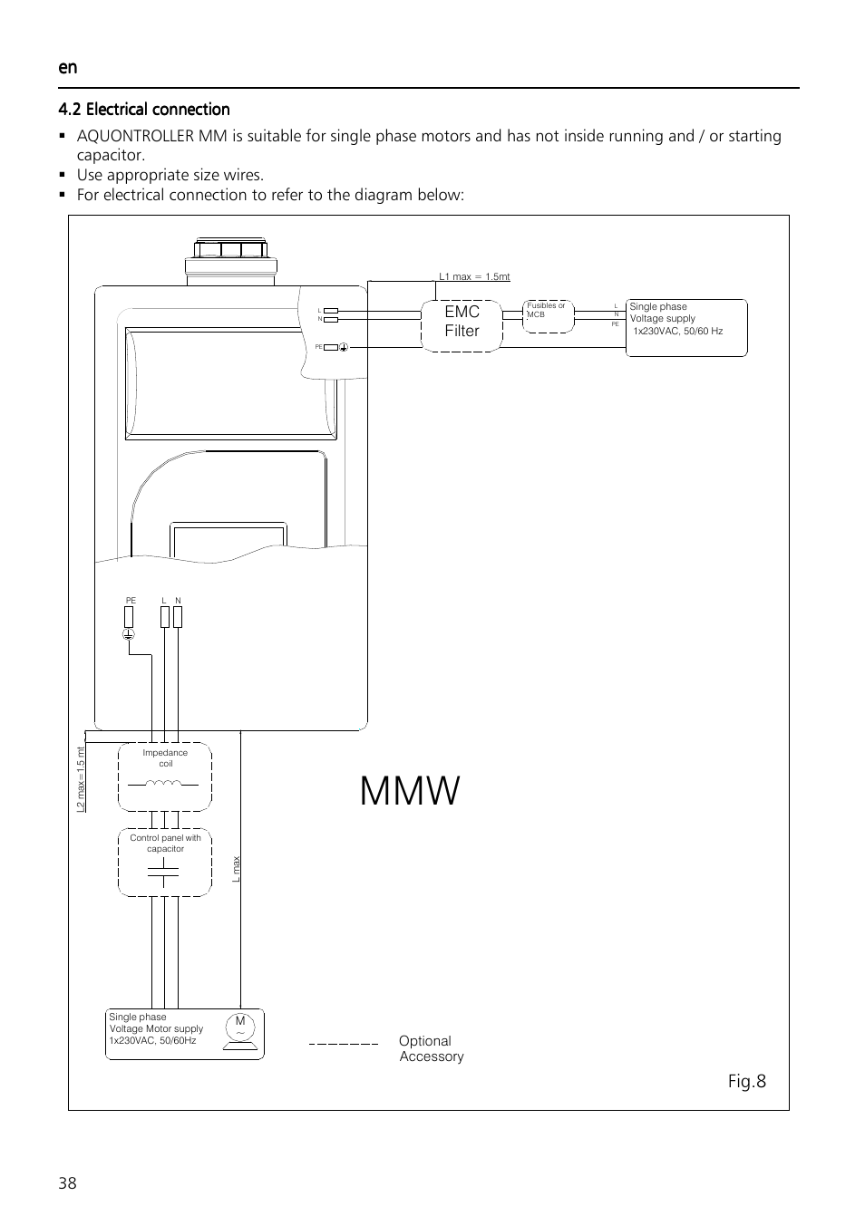 Fig.8 | Xylem Aquontroller User Manual | Page 38 / 112