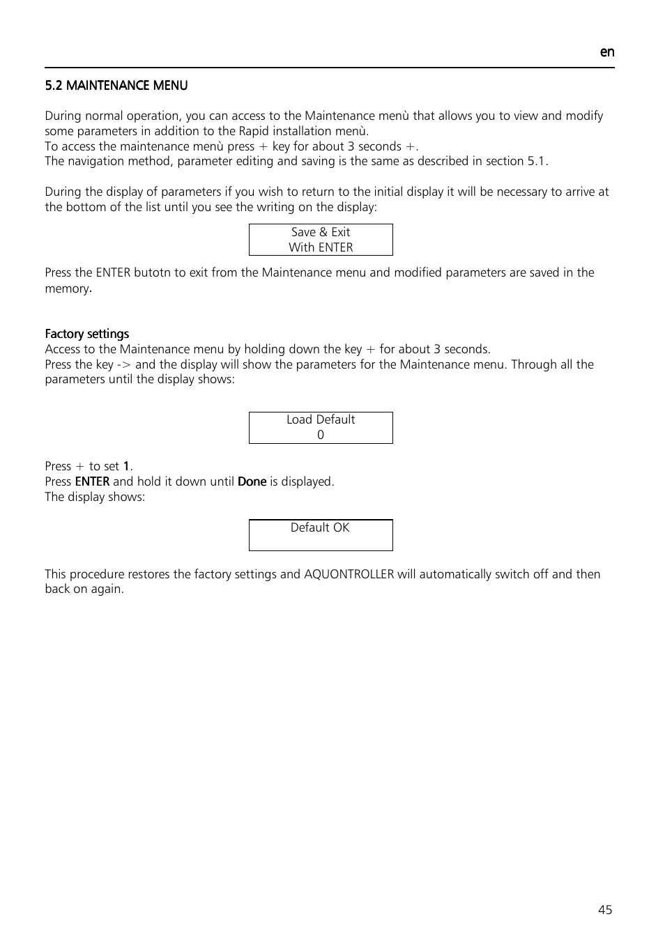 Xylem Aquontroller User Manual | Page 45 / 112