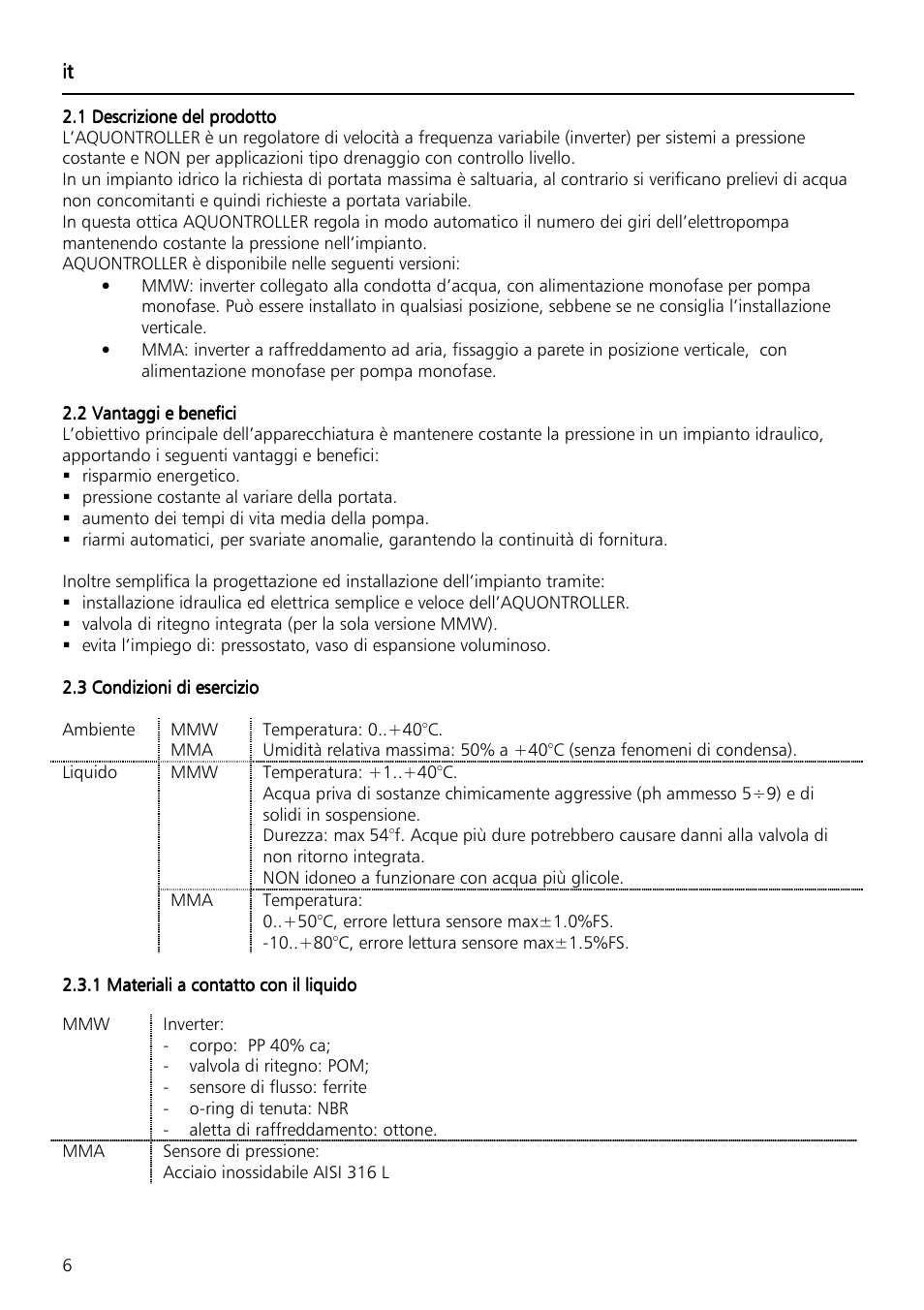 Xylem Aquontroller User Manual | Page 6 / 112
