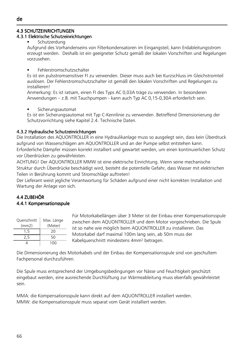 Xylem Aquontroller User Manual | Page 66 / 112