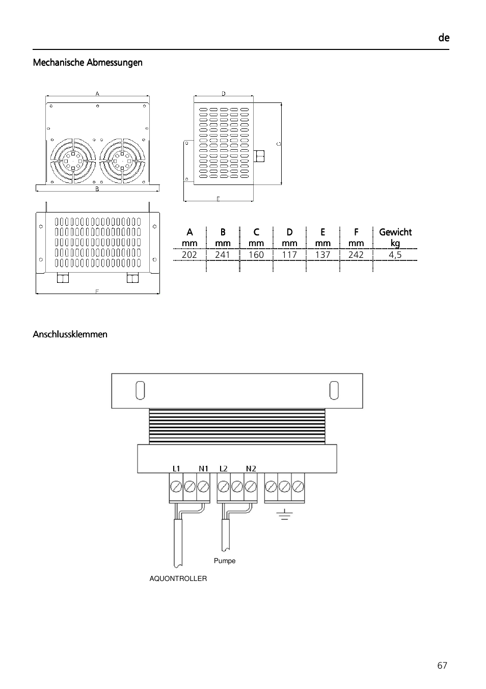 Xylem Aquontroller User Manual | Page 67 / 112