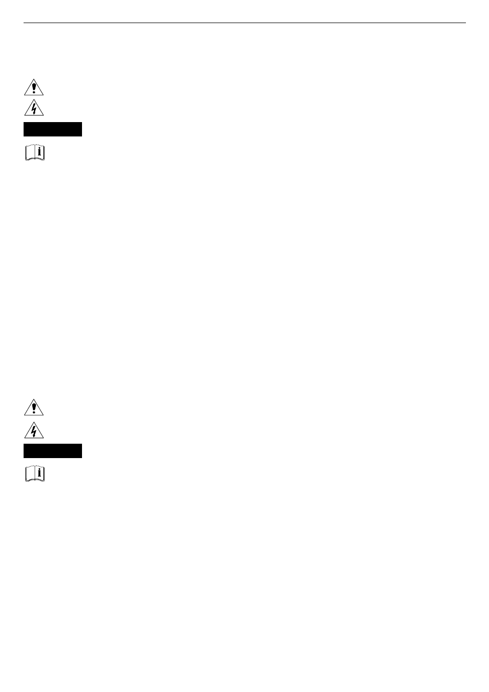 Attenzione warning | Xylem FHS ATEX3 and SHS ATEX3 series User Manual | Page 3 / 52