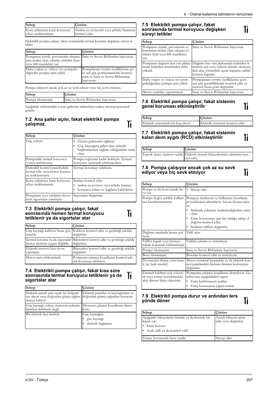 Xylem e-SV User Manual | Page 211 / 280