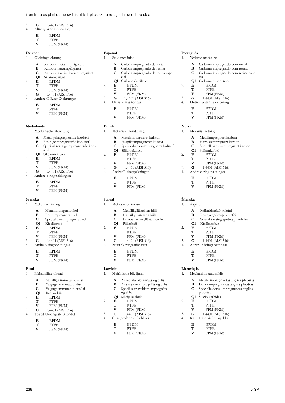 Xylem e-SV User Manual | Page 240 / 280