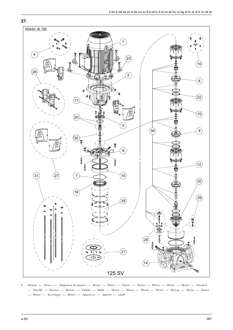 125 sv | Xylem e-SV User Manual | Page 271 / 280