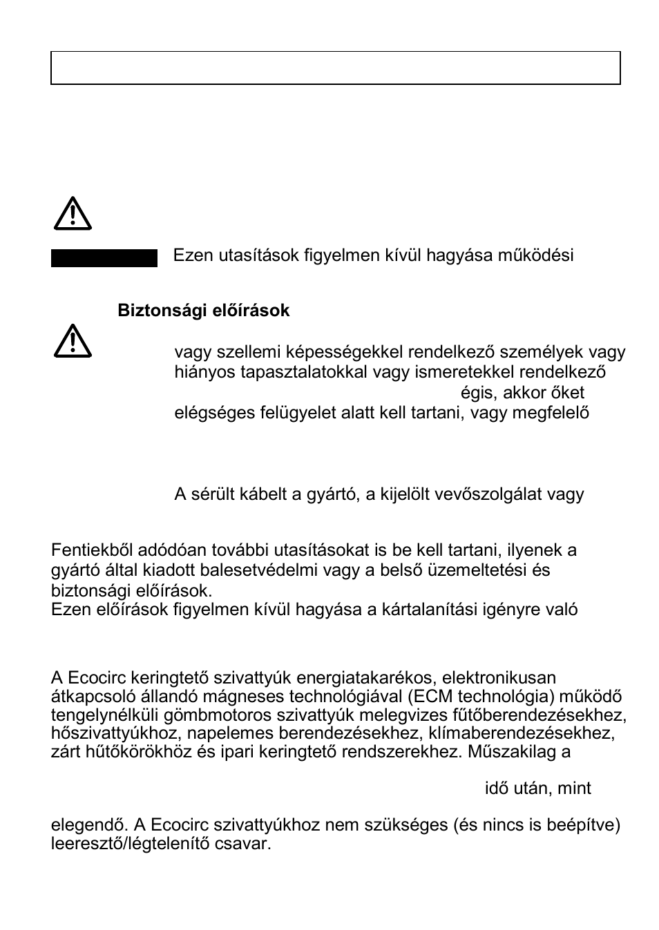 Xylem ECOCIRC User Manual | Page 112 / 148