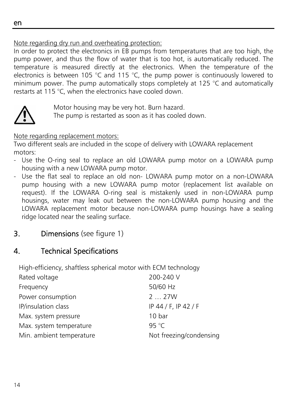 Xylem ECOCIRC EB EBV IM User Manual | Page 14 / 72