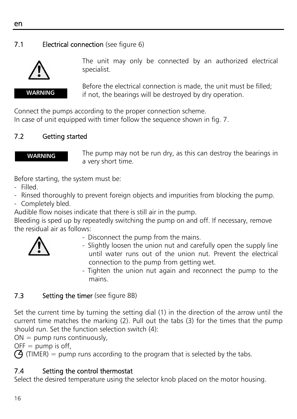 Xylem ECOCIRC EB EBV IM User Manual | Page 16 / 72