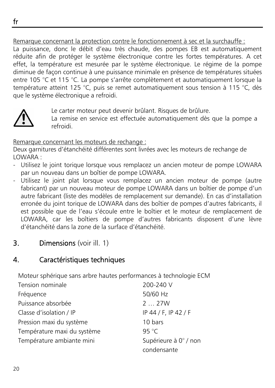 Xylem ECOCIRC EB EBV IM User Manual | Page 20 / 72