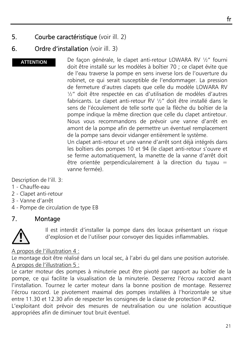 Xylem ECOCIRC EB EBV IM User Manual | Page 21 / 72