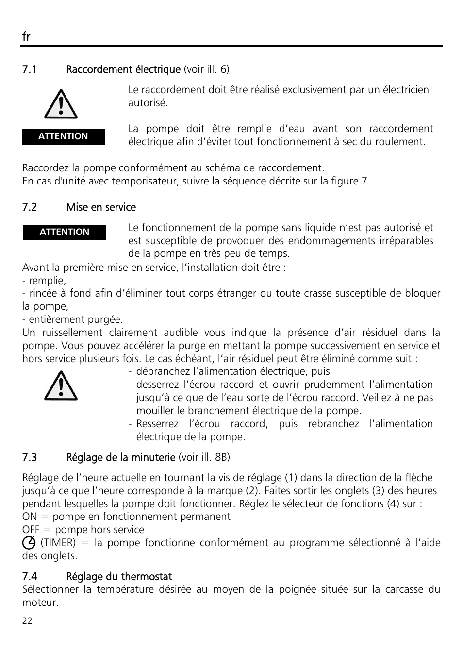 Xylem ECOCIRC EB EBV IM User Manual | Page 22 / 72