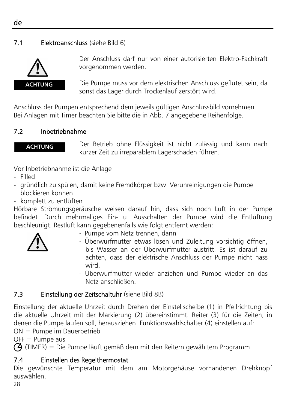 Xylem ECOCIRC EB EBV IM User Manual | Page 28 / 72