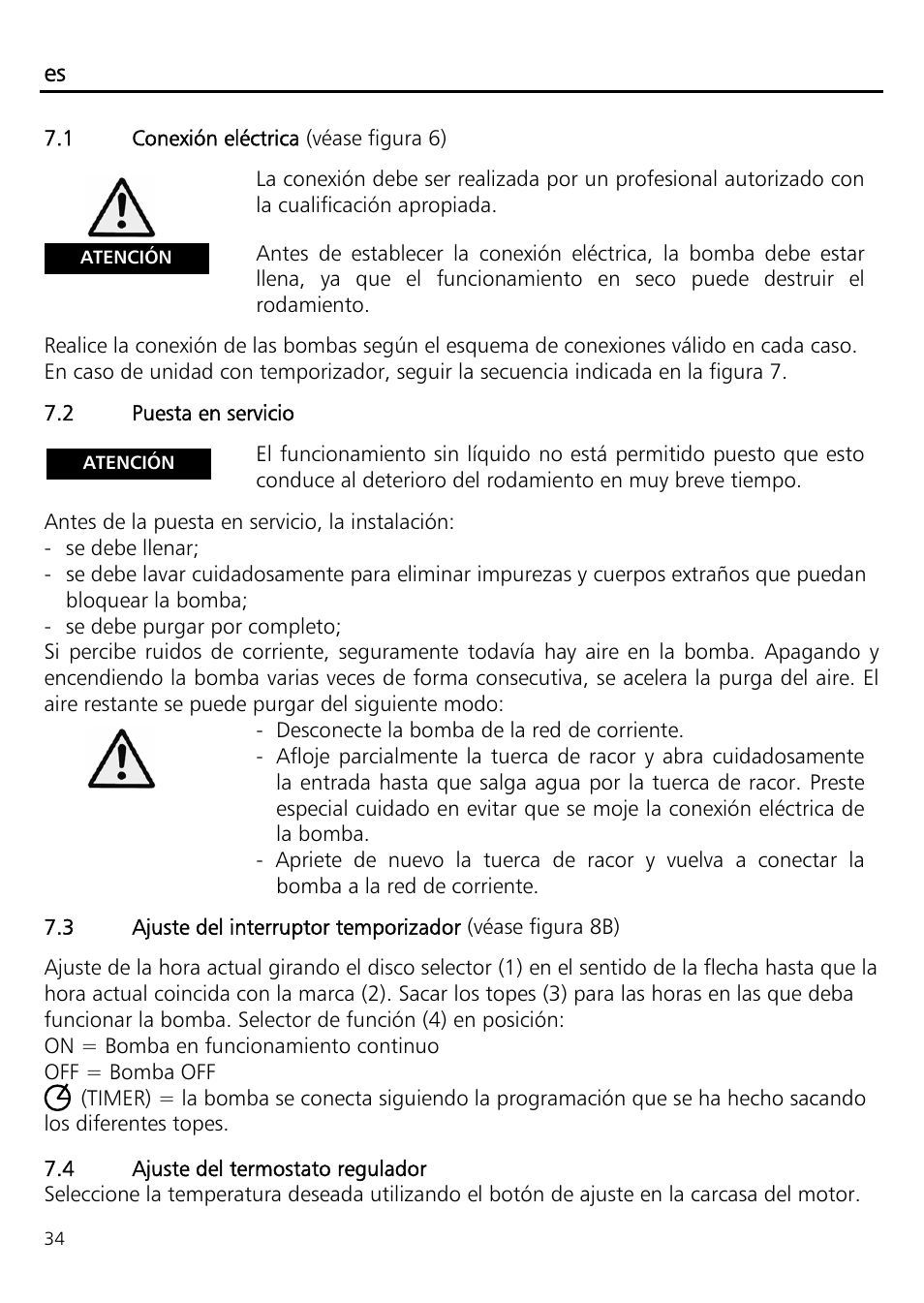 Xylem ECOCIRC EB EBV IM User Manual | Page 34 / 72