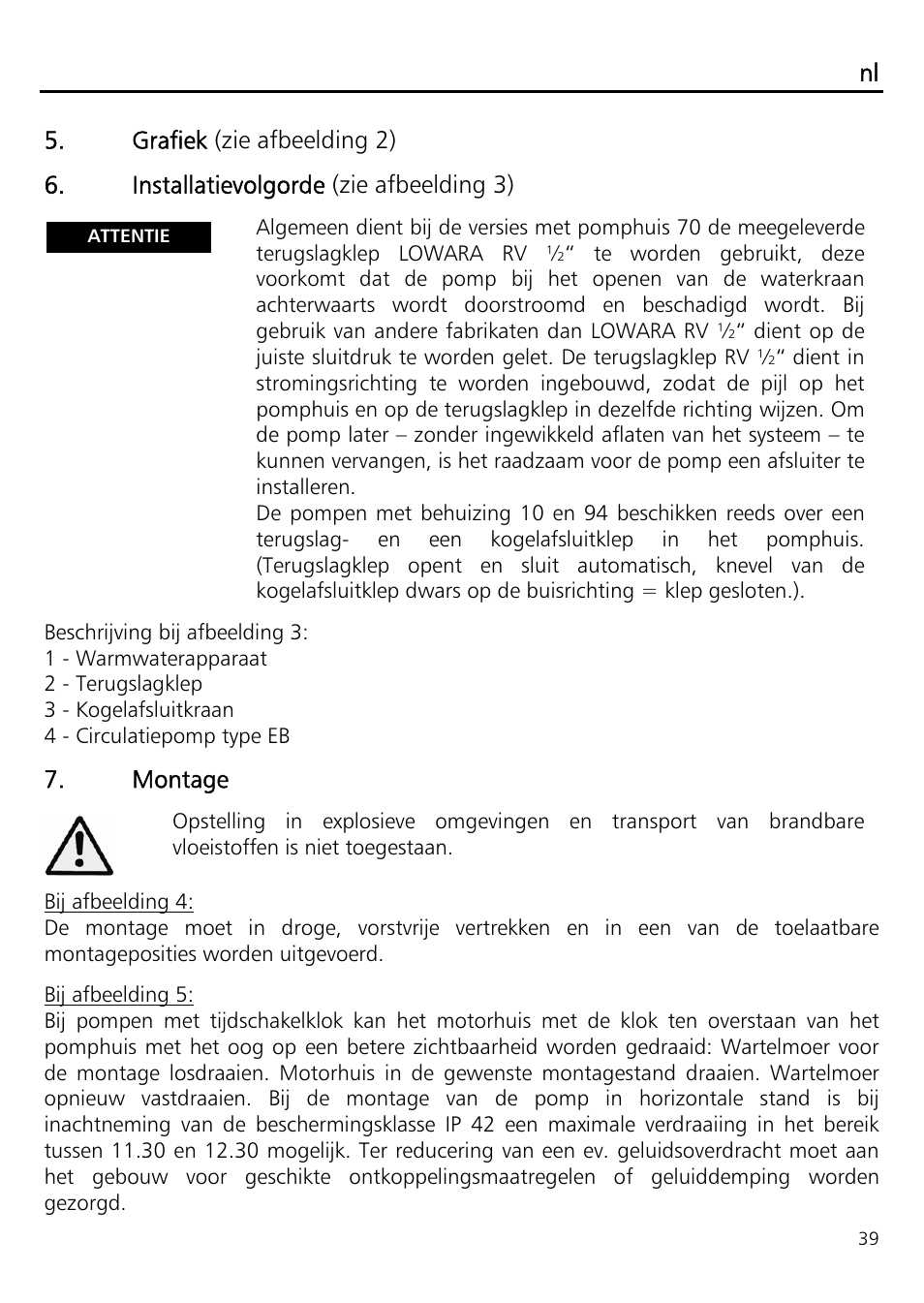 Xylem ECOCIRC EB EBV IM User Manual | Page 39 / 72