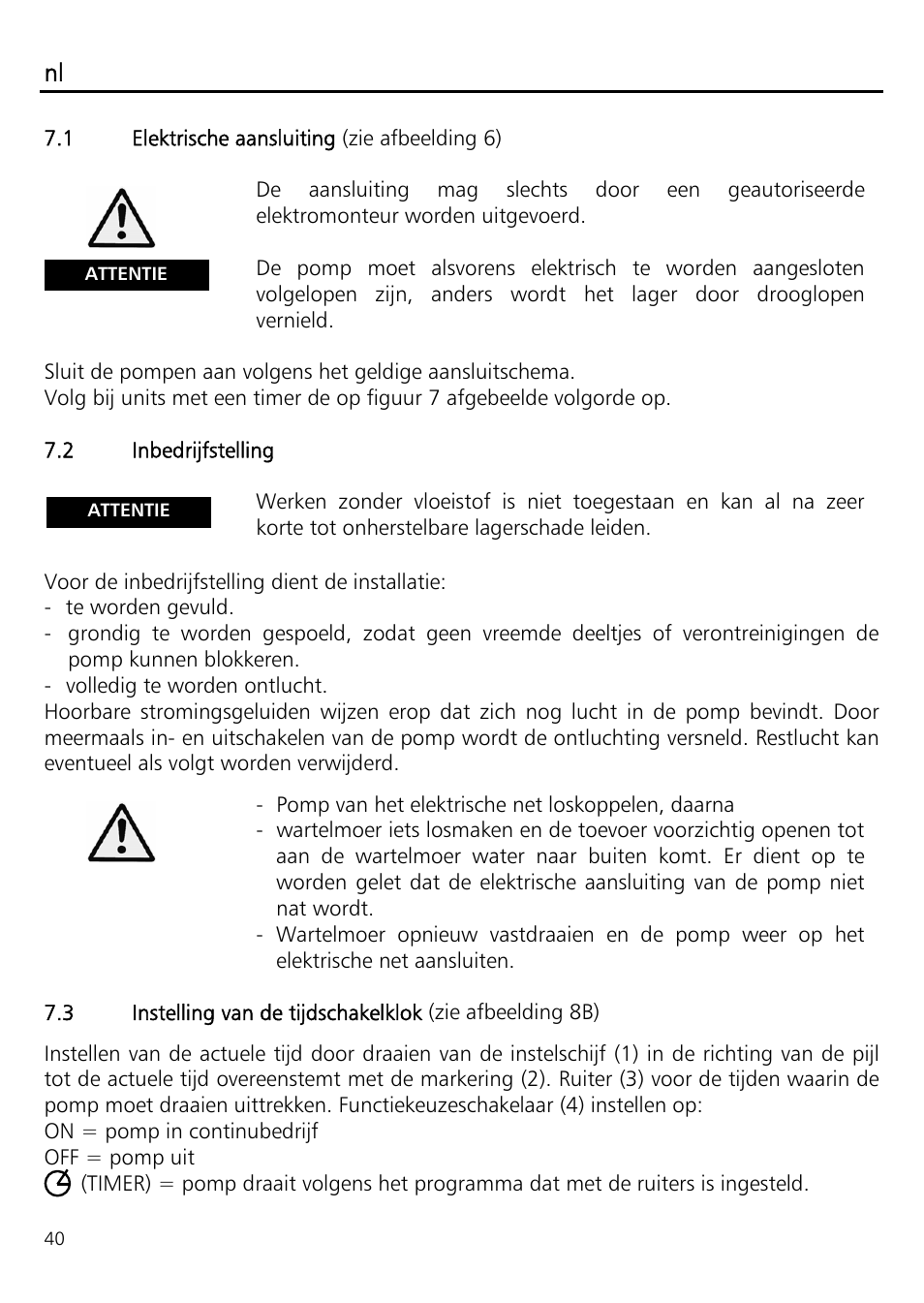 Xylem ECOCIRC EB EBV IM User Manual | Page 40 / 72