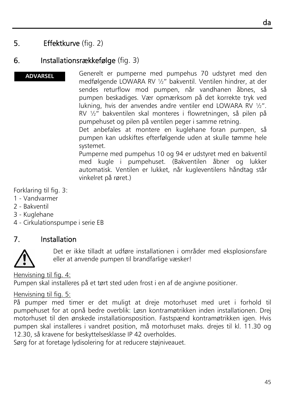 Xylem ECOCIRC EB EBV IM User Manual | Page 45 / 72