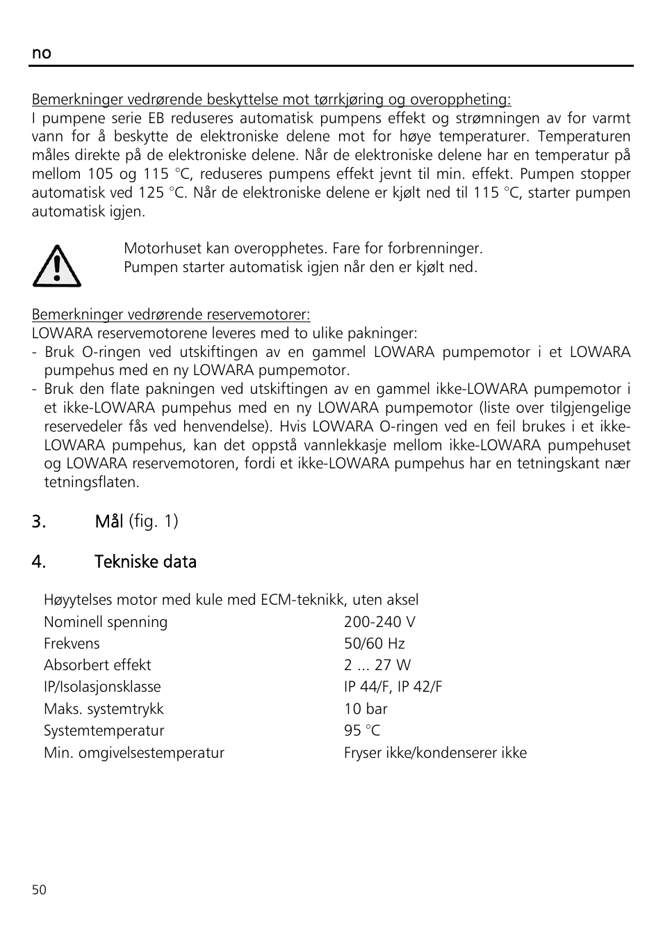 Xylem ECOCIRC EB EBV IM User Manual | Page 50 / 72