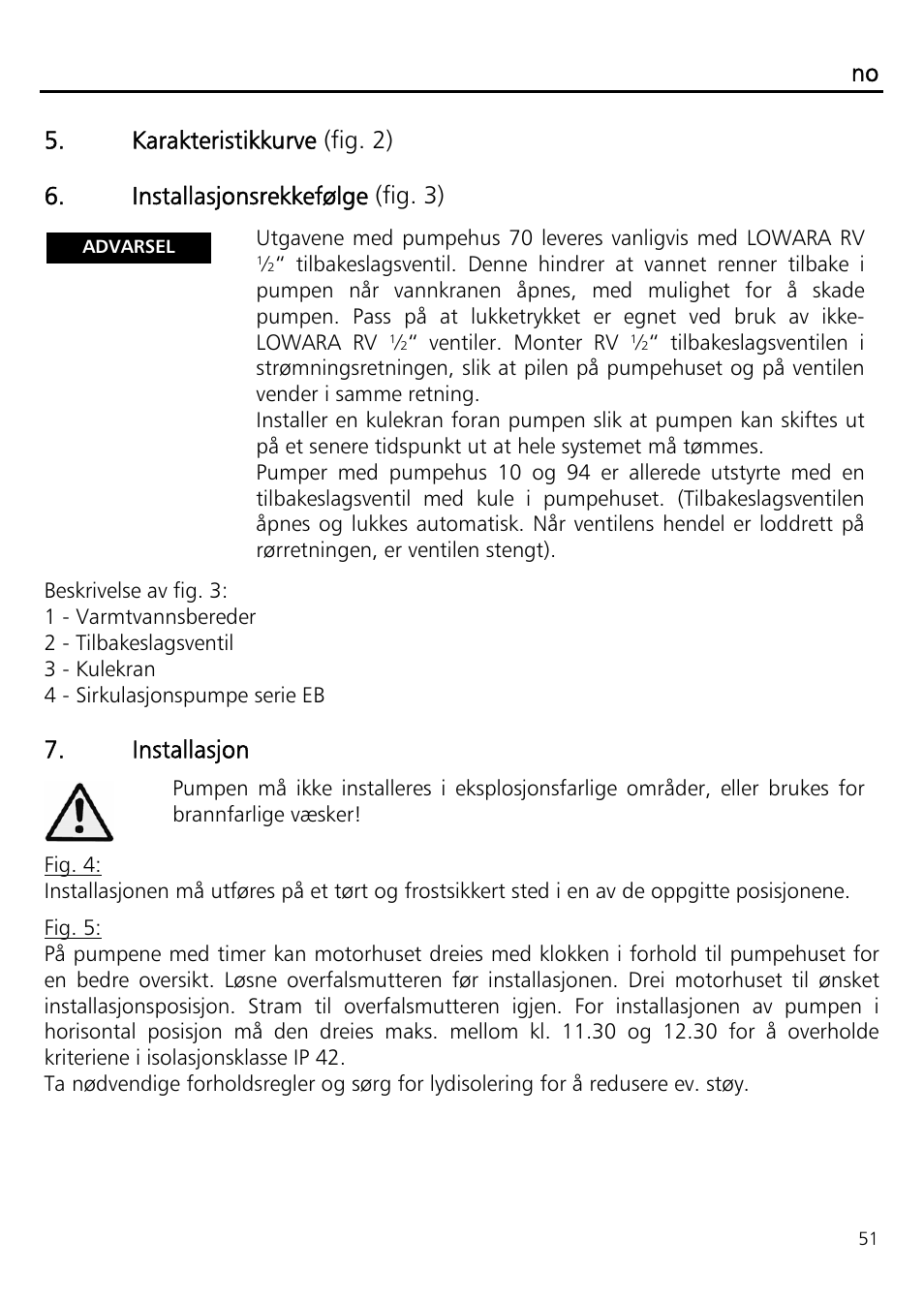 Xylem ECOCIRC EB EBV IM User Manual | Page 51 / 72