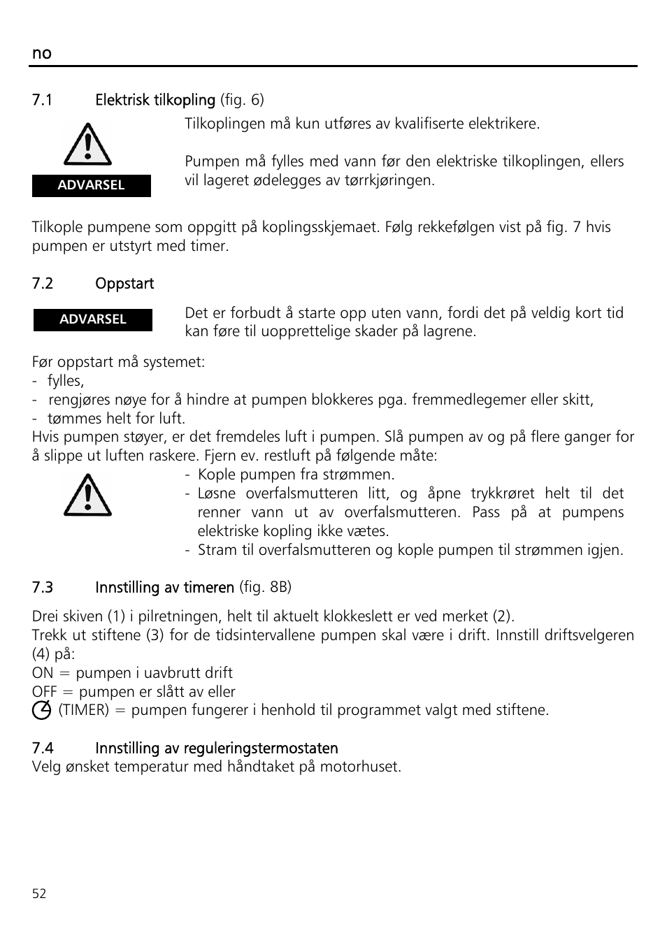 Xylem ECOCIRC EB EBV IM User Manual | Page 52 / 72
