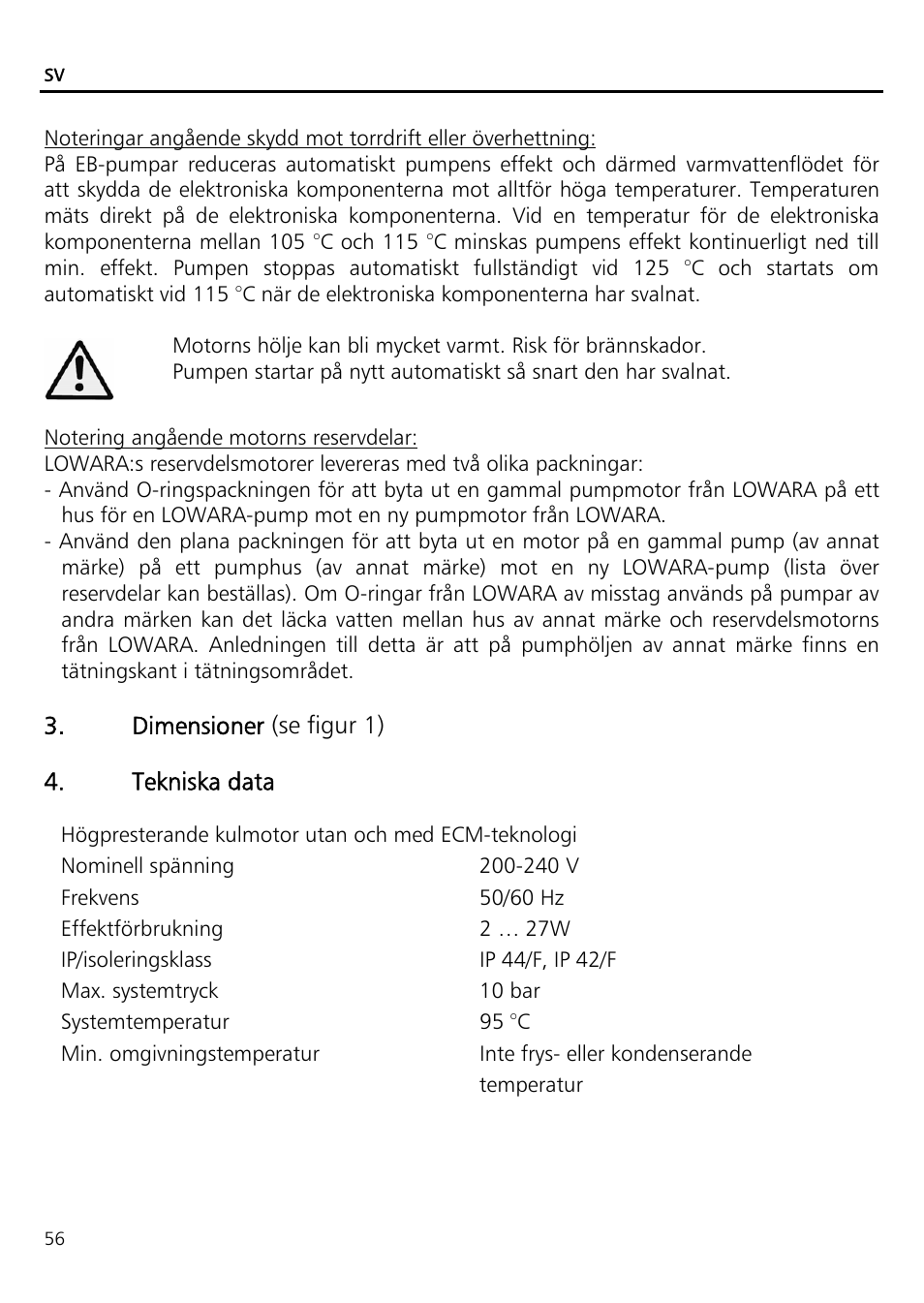Xylem ECOCIRC EB EBV IM User Manual | Page 56 / 72