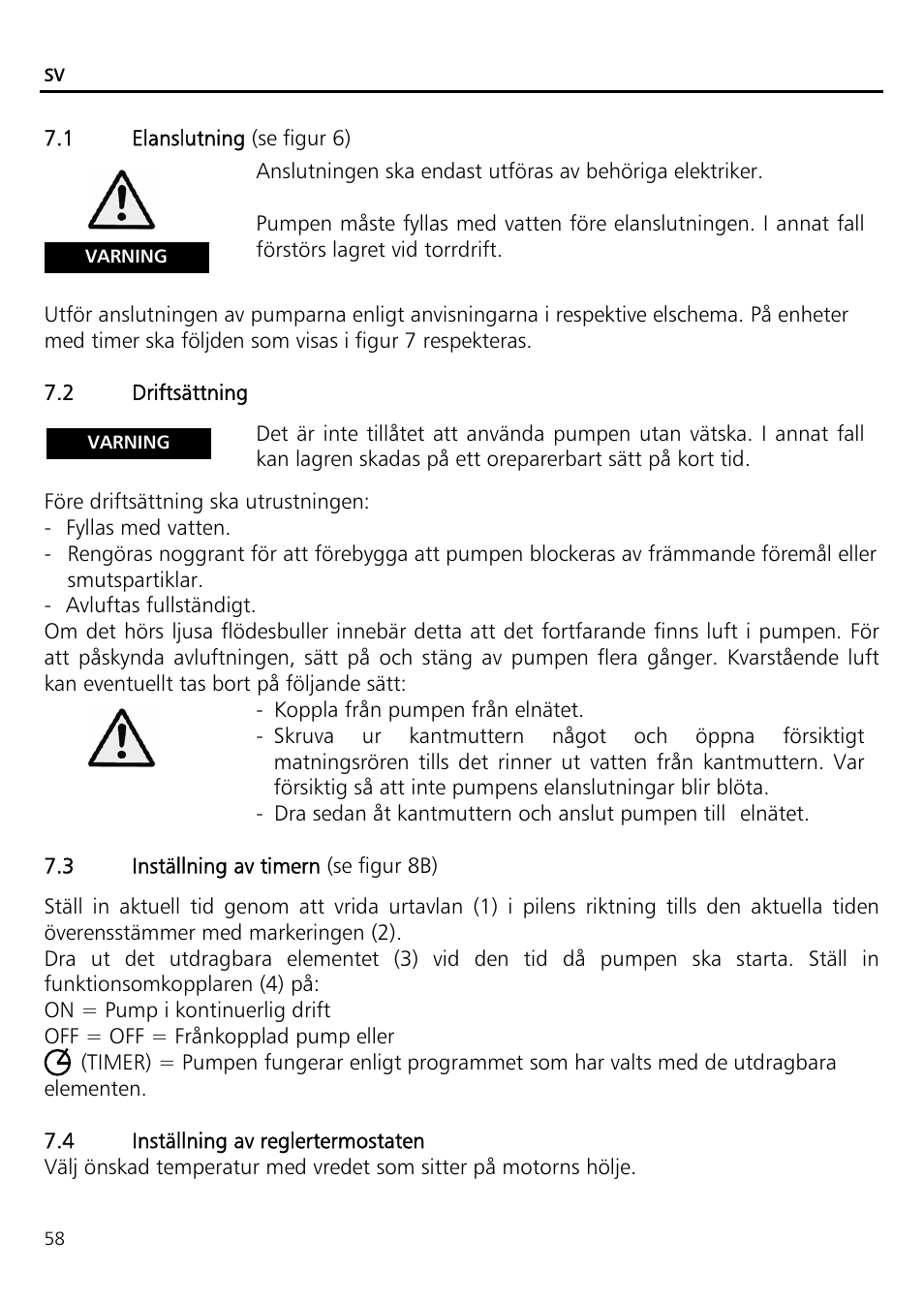Xylem ECOCIRC EB EBV IM User Manual | Page 58 / 72