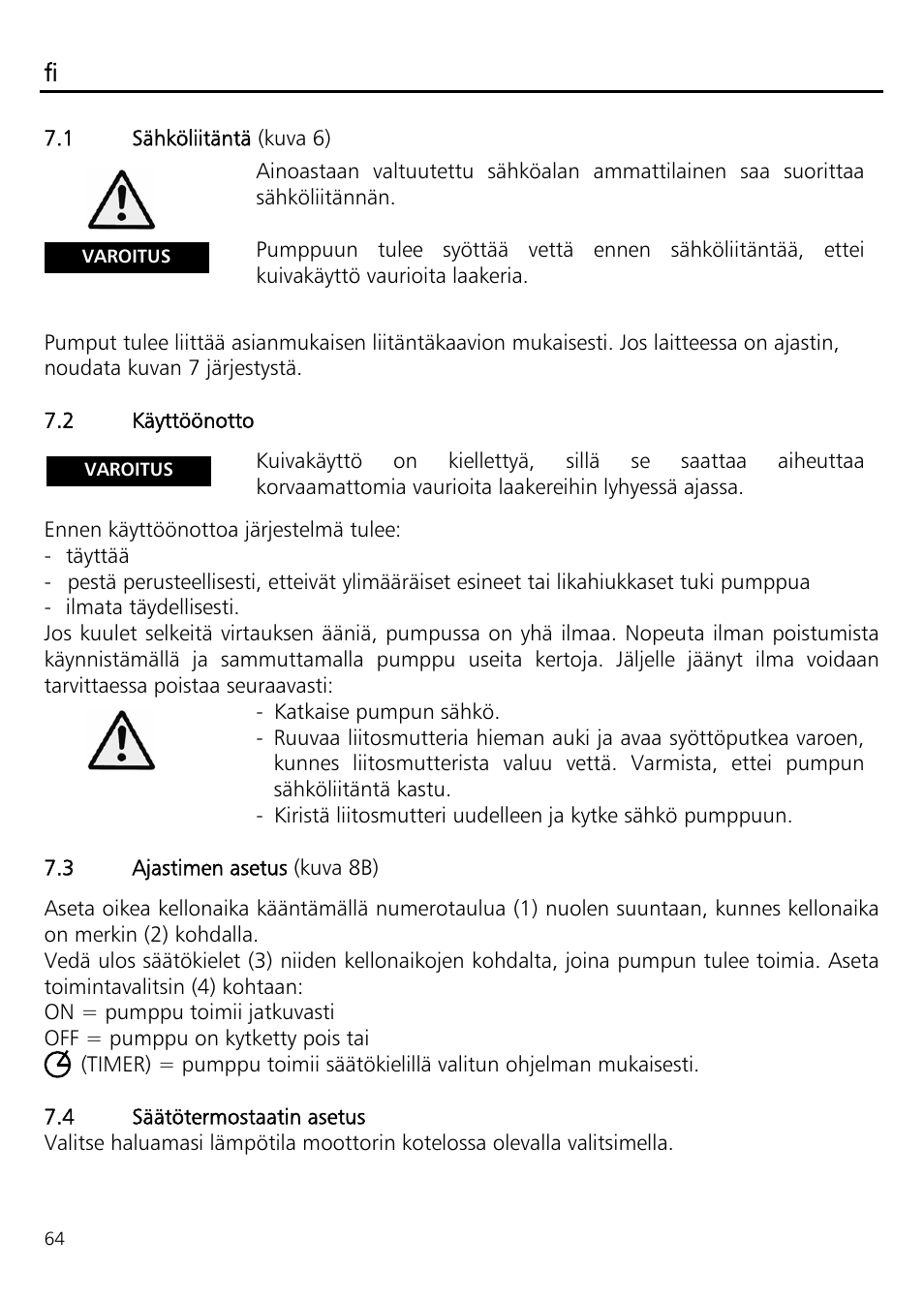 Xylem ECOCIRC EB EBV IM User Manual | Page 64 / 72