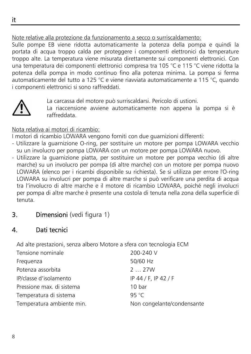 Xylem ECOCIRC EB EBV IM User Manual | Page 8 / 72