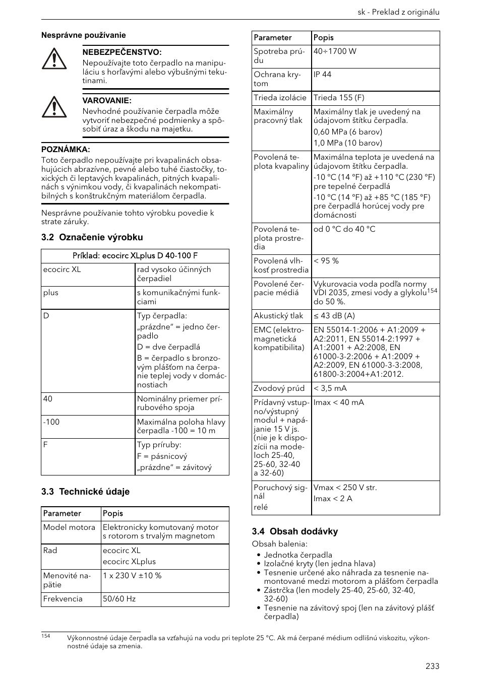 Xylem ECOCIRC XL & XLplus User Manual | Page 233 / 404