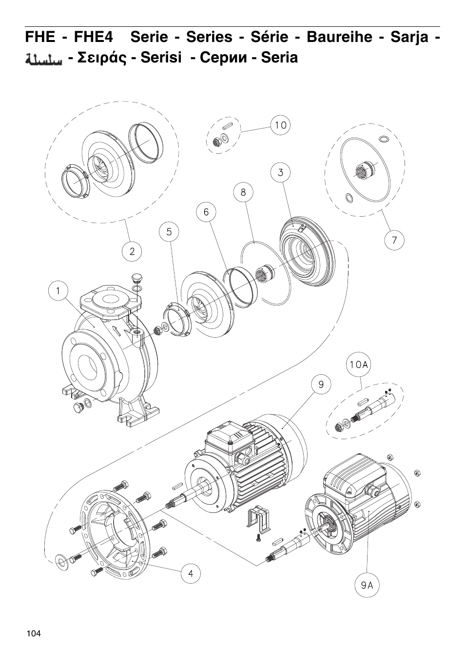 Xylem FH SH User Manual | Page 104 / 128