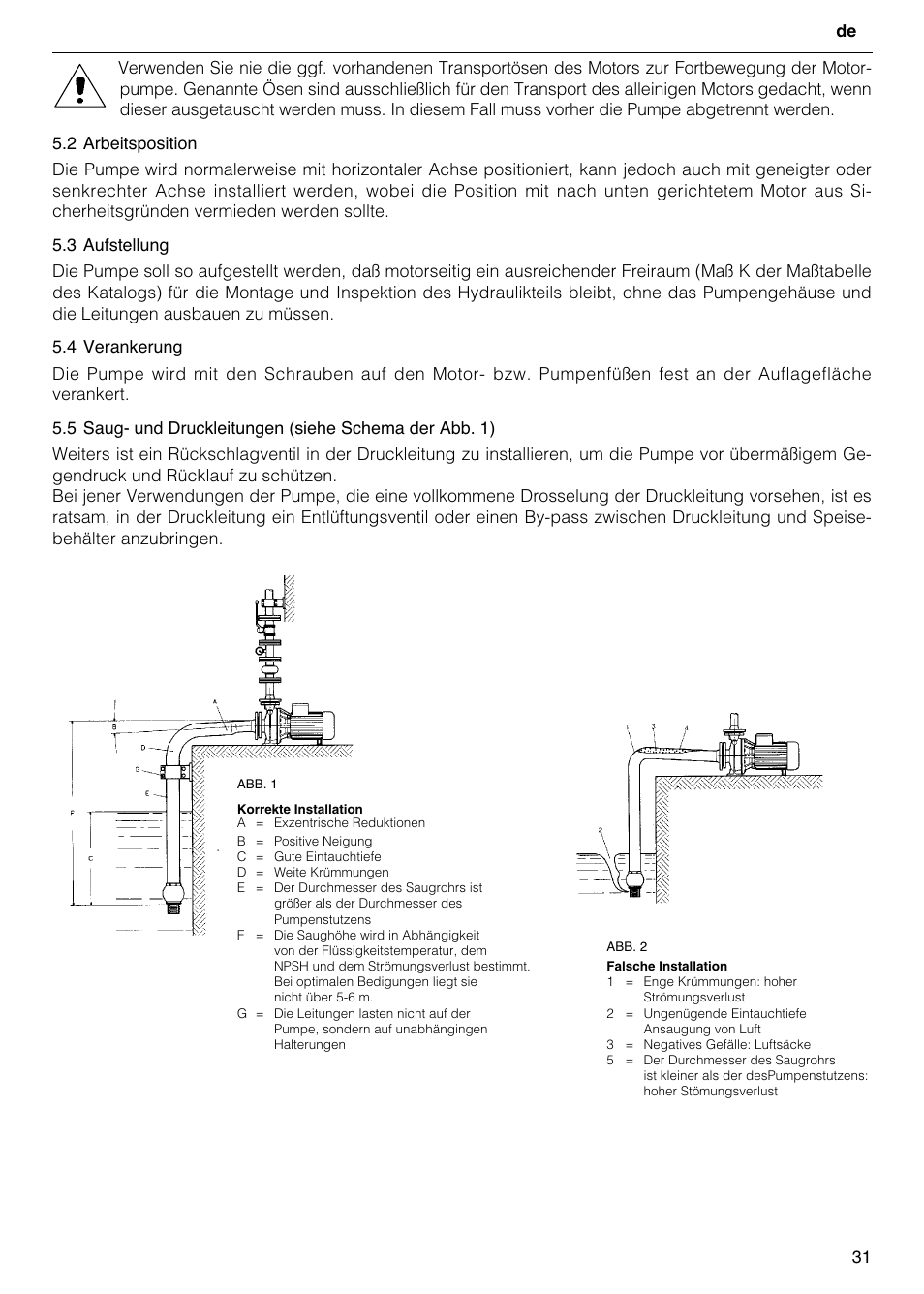 Xylem FH SH User Manual | Page 31 / 128