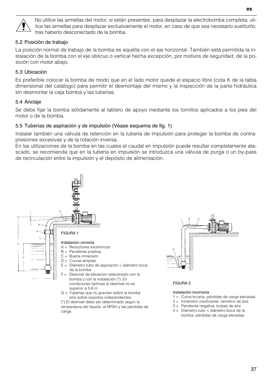 Xylem FH SH User Manual | Page 37 / 128