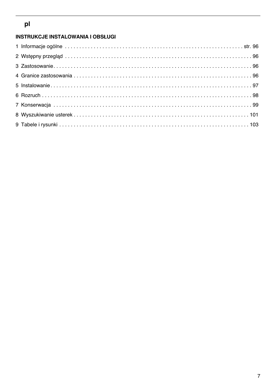 Xylem FH SH User Manual | Page 7 / 128