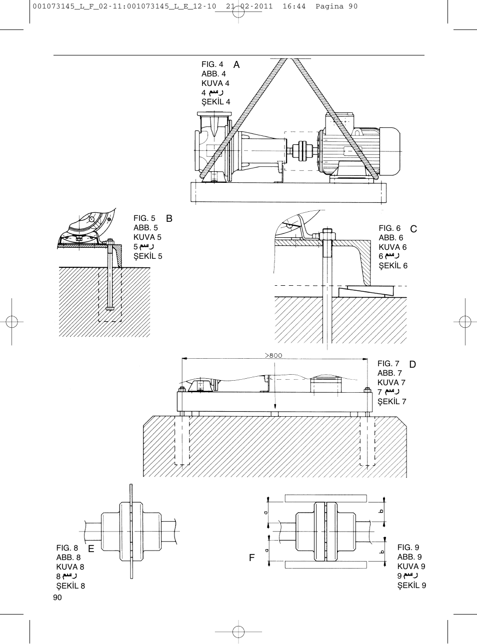 Xylem FHF SHF User Manual | Page 90 / 100