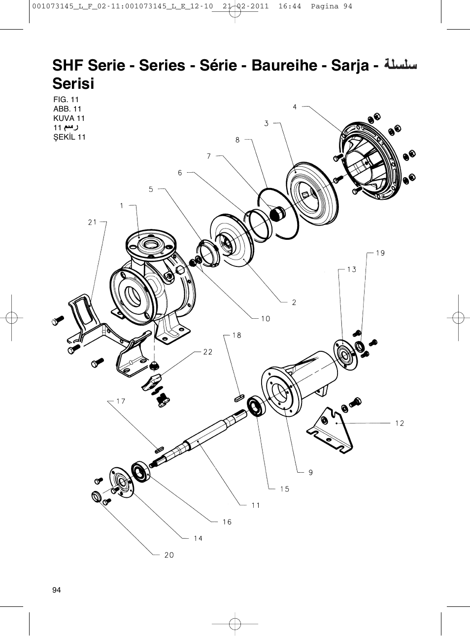 Xylem FHF SHF User Manual | Page 94 / 100