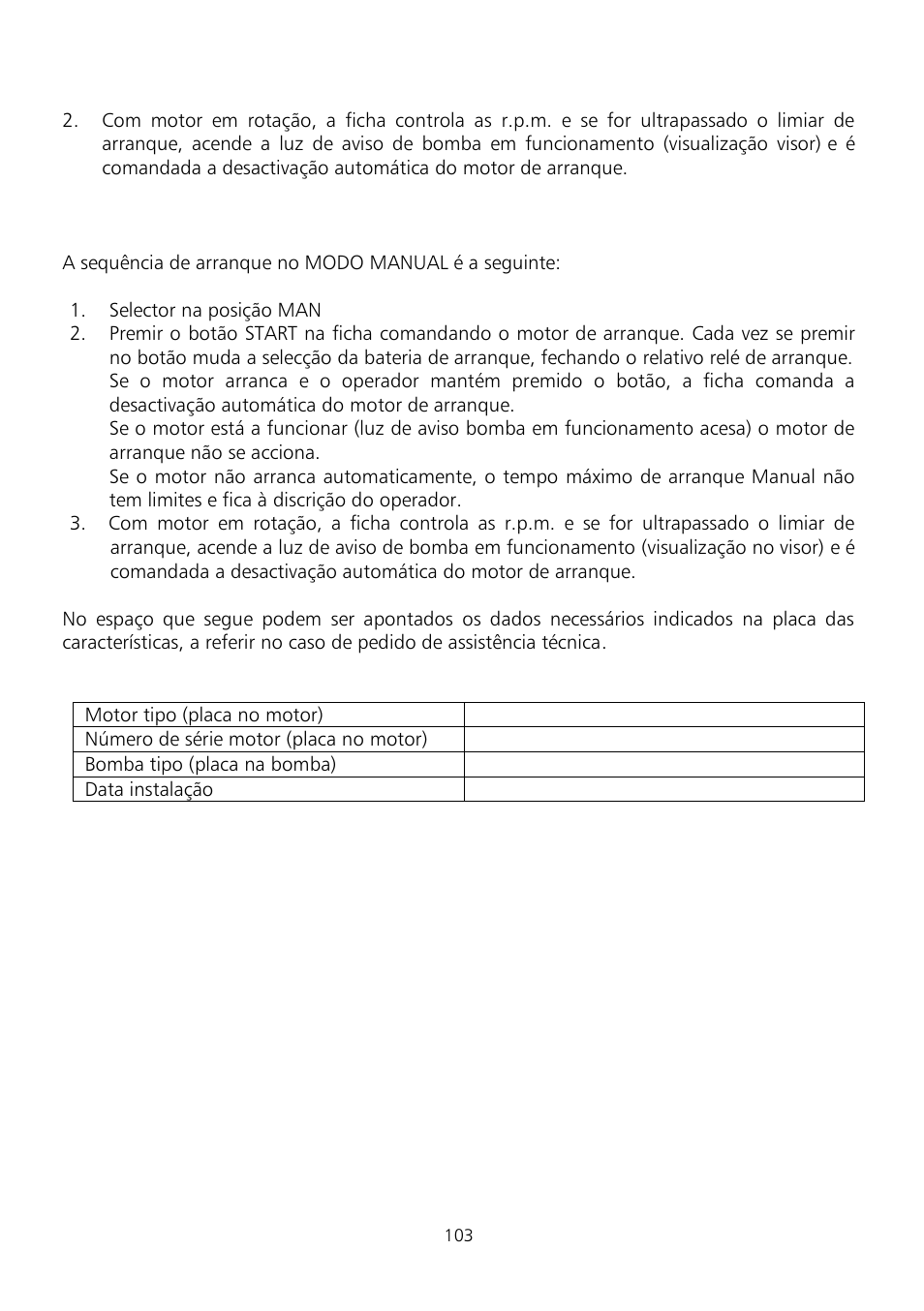 Xylem Fire diesel pump D Series GEN D Series User Manual | Page 103 / 176