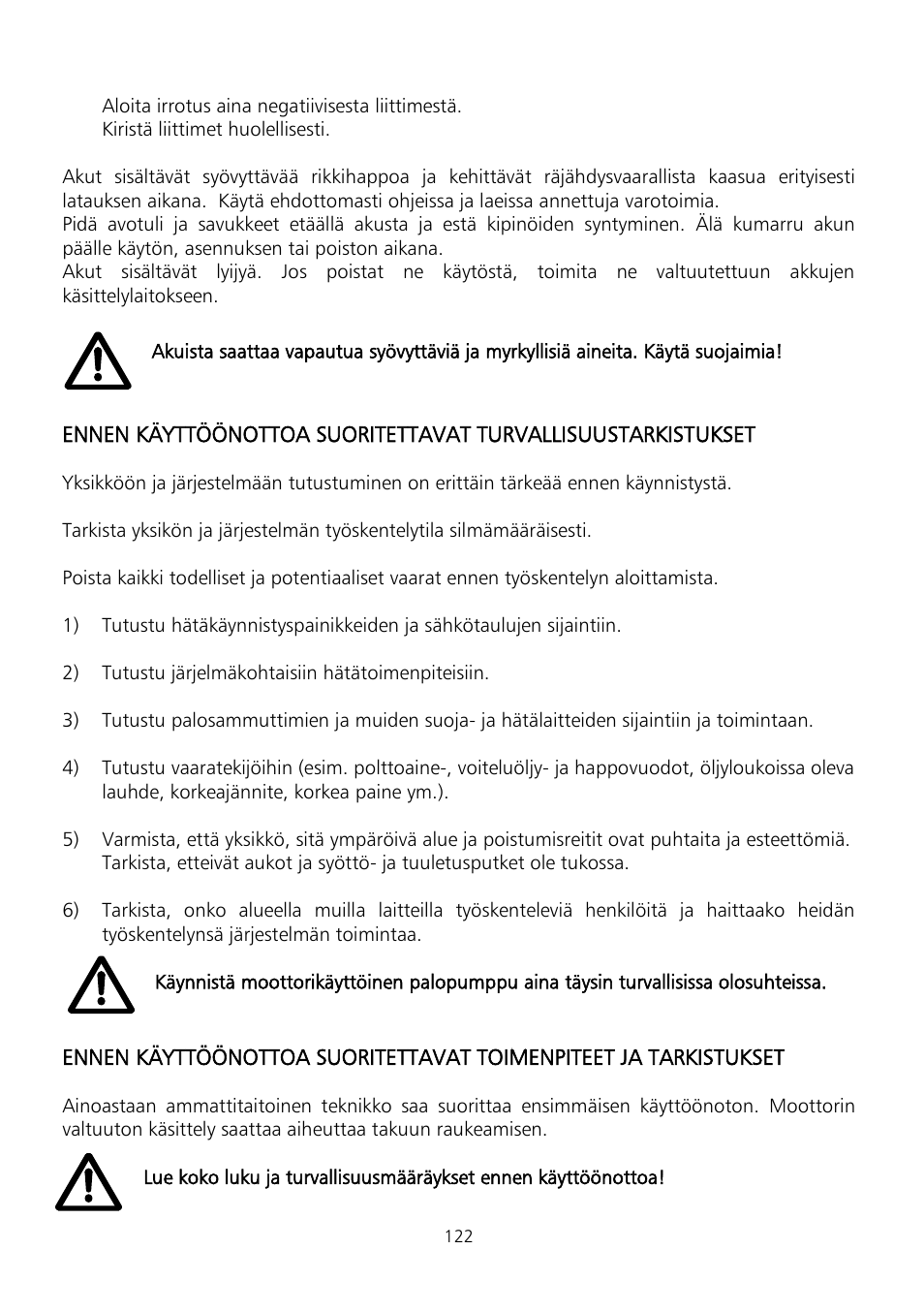Xylem Fire diesel pump D Series GEN D Series User Manual | Page 122 / 176