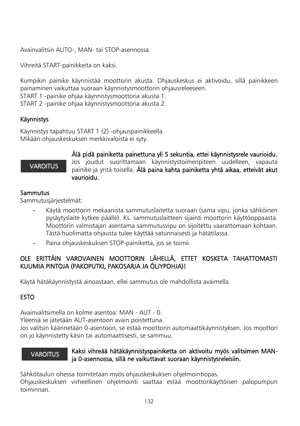 Xylem Fire diesel pump D Series GEN D Series User Manual | Page 132 / 176
