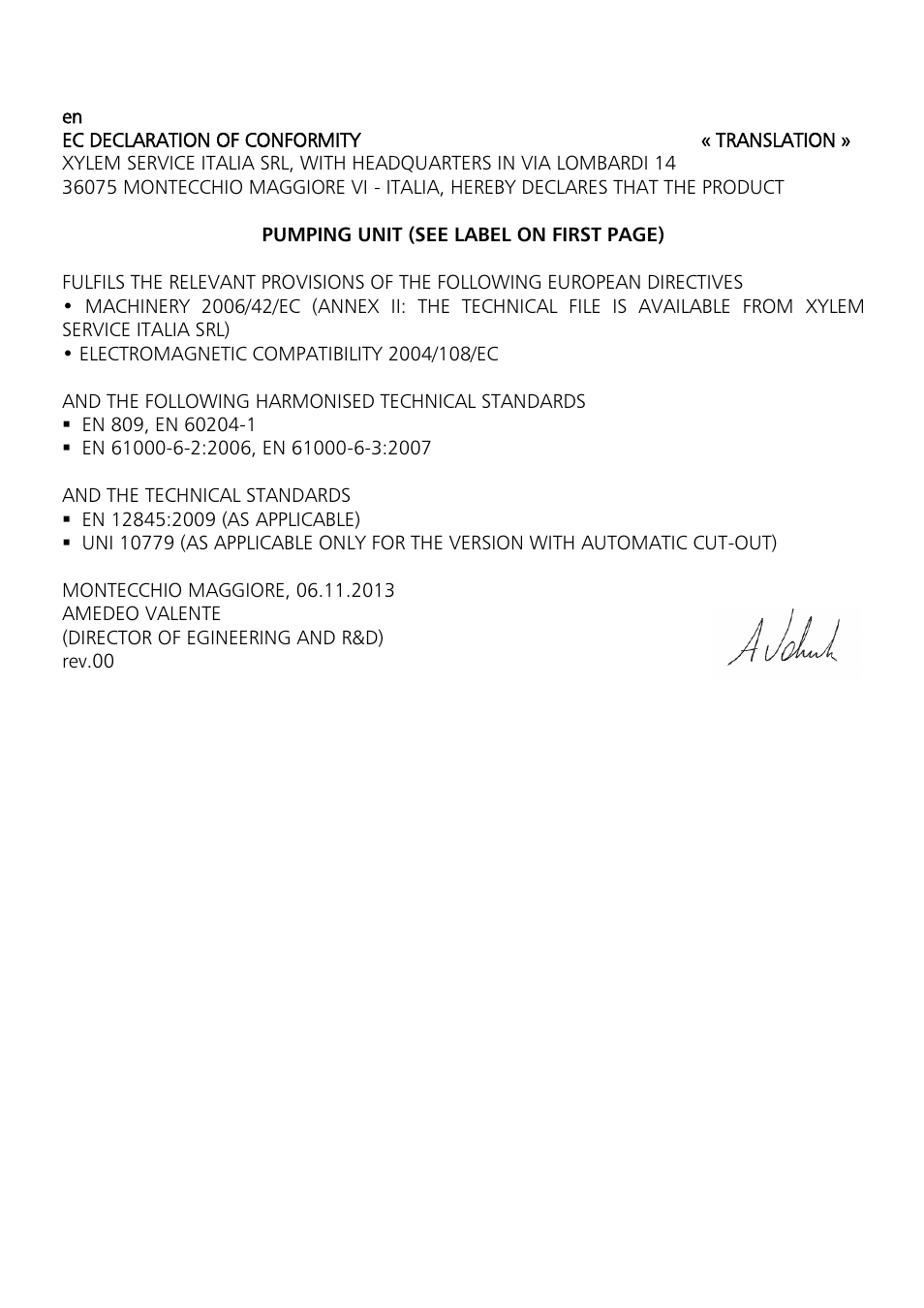 Xylem Fire diesel pump D Series GEN D Series User Manual | Page 171 / 176
