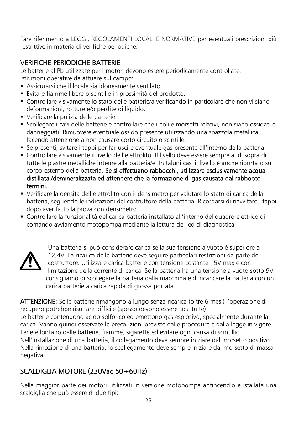Xylem Fire diesel pump D Series GEN D Series User Manual | Page 25 / 176
