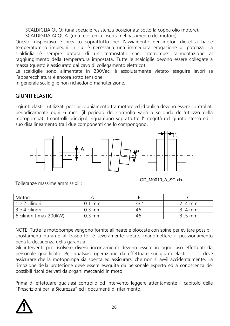 Ab c | Xylem Fire diesel pump D Series GEN D Series User Manual | Page 26 / 176