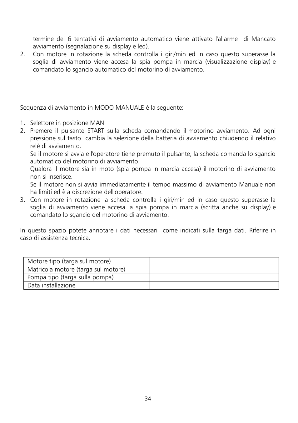 Xylem Fire diesel pump D Series GEN D Series User Manual | Page 34 / 176