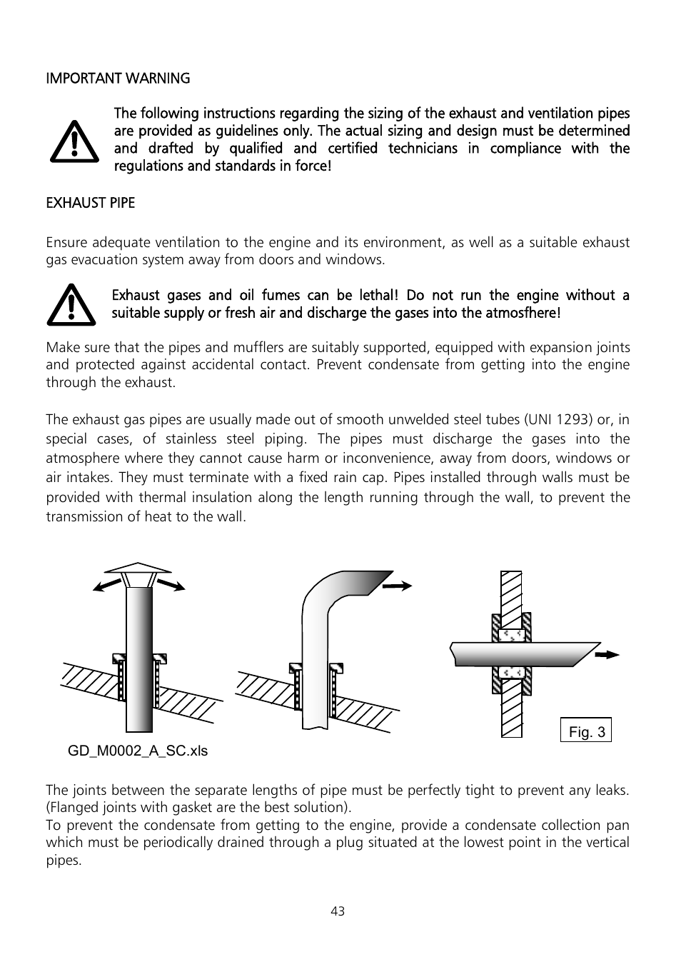Xylem Fire diesel pump D Series GEN D Series User Manual | Page 43 / 176