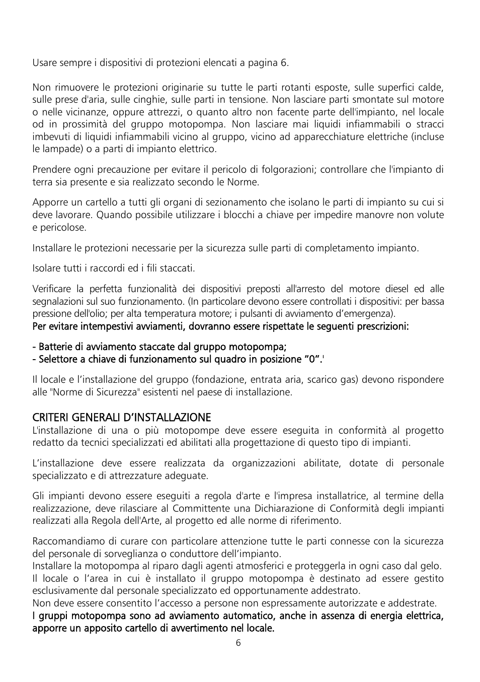 Xylem Fire diesel pump D Series GEN D Series User Manual | Page 6 / 176